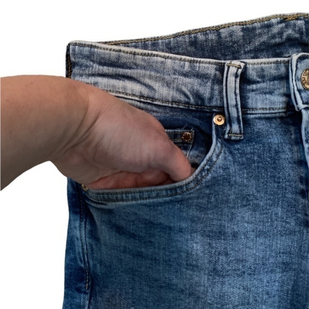&Denim Skinny Stretch Button Fly High Rise Jeans Sz. 32 - Picture 4 of 9